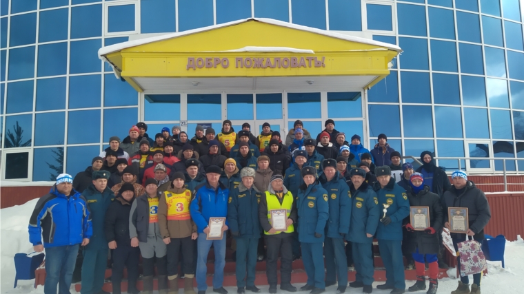 В Атрати проведены лыжные гонки среди подразделений Чувашской республиканской противопожарной службы