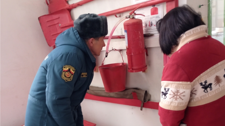 Проверка пожарной безопасности в Шомиковском доме-интернате