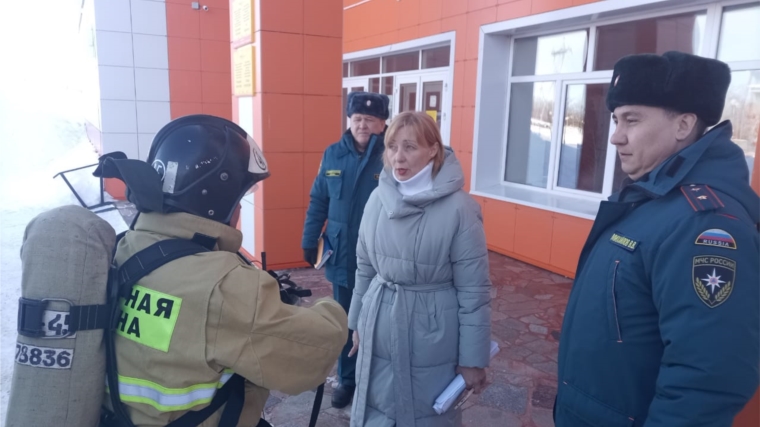 Проведено пожарно-тактическое учение на здание МБУК «Централизованная клубная система» с. Янтиково