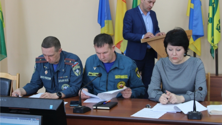 Расширенное заседание КЧС и ОПБ Шемуршинского муниципального округа