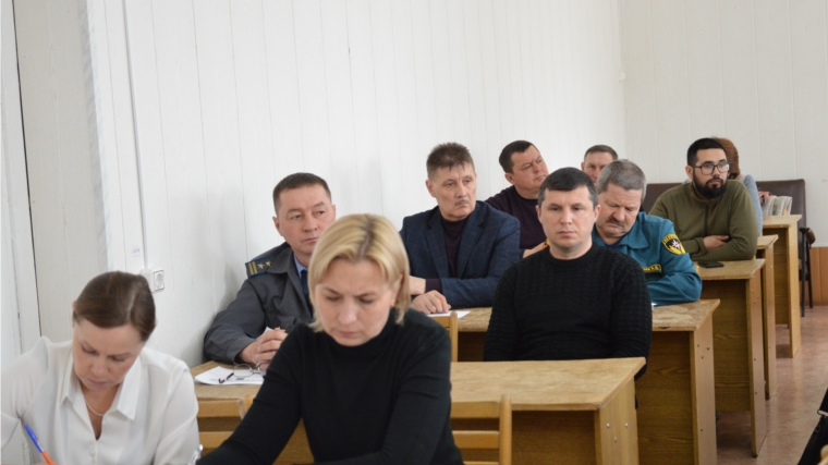 Проведено расширенное заседание КЧС Янтиковского муниципального округа