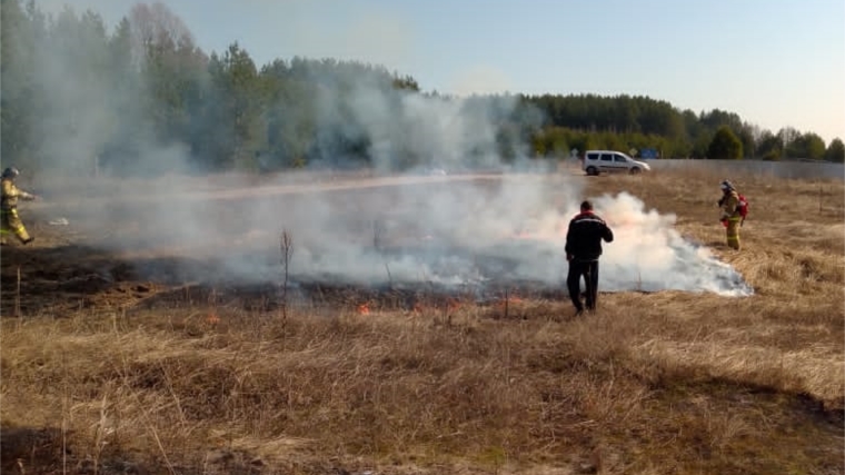 ПЧ-31 по охране с. Комсомольское напоминает жителям о запрете сжигания сухой травы