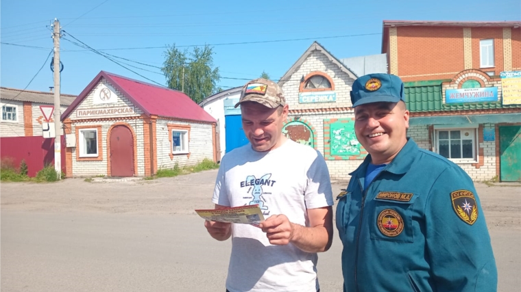 Профилактические мероприятия в селе Шемурша