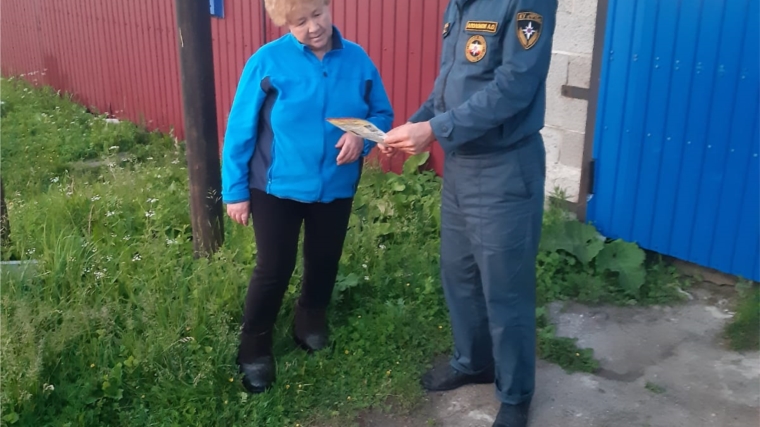 Профилактические рейды в жилом секторе с. Аликово
