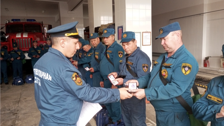 Инспекторская проверка оперативно-служебной деятельности подразделения ПЧ-42 по охране с. Шемурша и ОППЧ-42 по охране БУ «Карабай-Шемуршинский ПНИ»