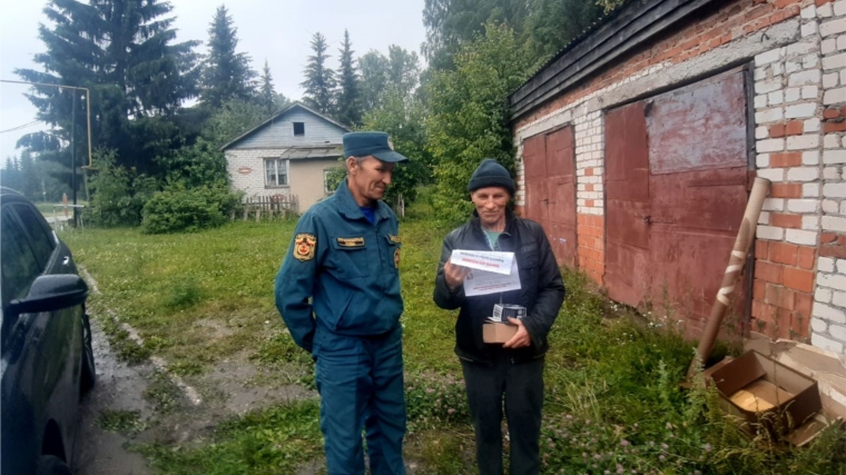 Профилактика пожаров в летний период в Красночетайском МО
