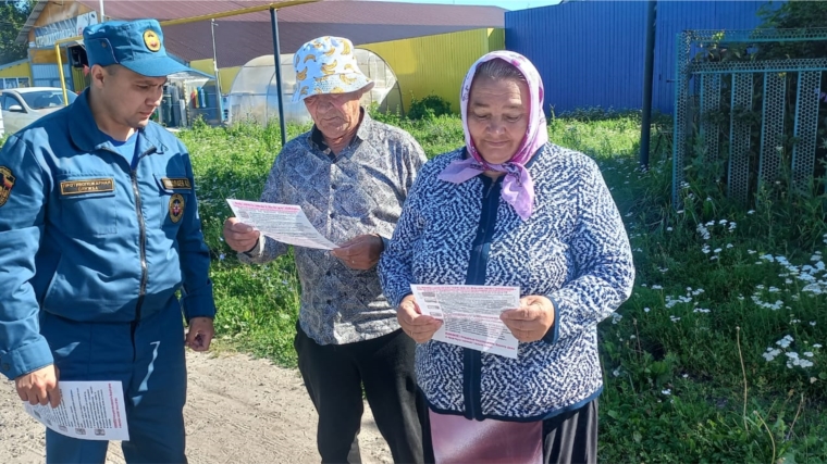 Профилактические мероприятия в с. Шемурша Шемуршинского муниципального округа