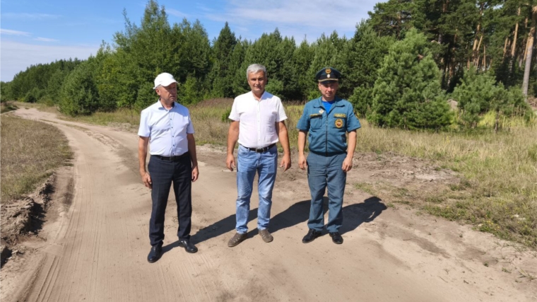 Огнеборцы ПЧ-31 с. Комсомольское КУ «ЧРПС» провели профилактический рейд по предотвращению лесных пожаров