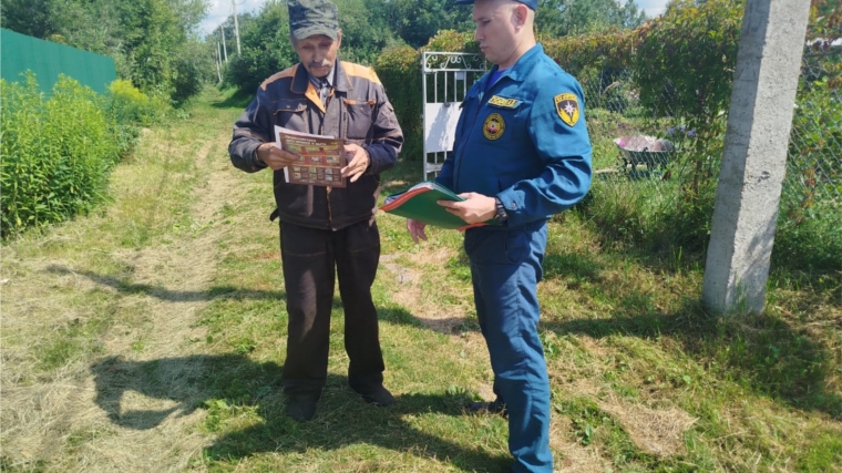 Профилактическая работа по предупреждению пожаров в Заволжье